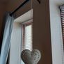 Antique Cream LOVE theme Metal Hanging T-Light Holder Image 4
