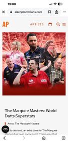 Darts event