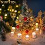 Brand New Silver Votive Candle Holders 12 Pack Bulk Silver Glass Candle Holders Image 3