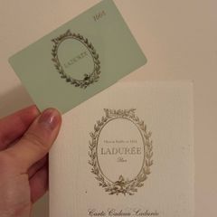 Laduree voucher: Afternoon Tea for 2