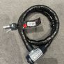 Armoured cable bike lock with keys. Image 2