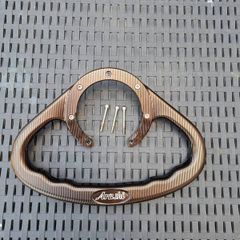 fuel tank passenger handle