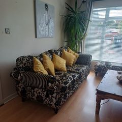 Three Piece Suite (4 seater 1 Seater & Poufet)