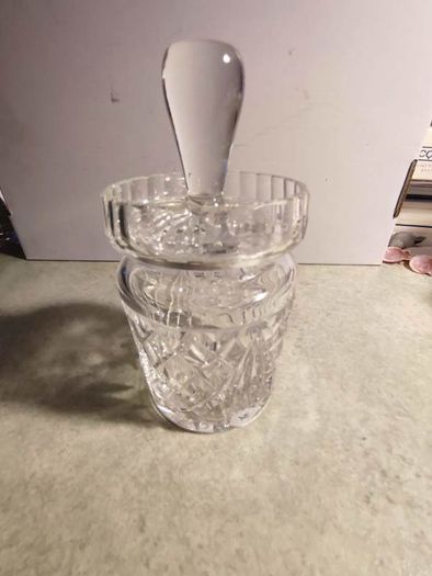 Waterford crystal jam /honey jar .No. 61.