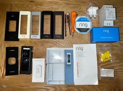Ring Video Doorbell and Chime Pro Gen 1 Full Kit with Accessories