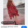 The Kooples - Red Silk Dress Image 4