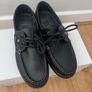 Brand New - Susst Gaby Girls WS Deck Shoe Navy Leather White Sole - Size 39 Image 2