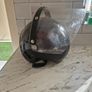 Original British Riot Control Helmet With Visor Ii Gat Black Image 2