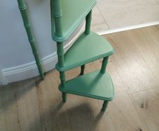 Vintage wooden plant stand