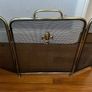 Vintage 19th Century Brass Folding Fire Guard Image 5