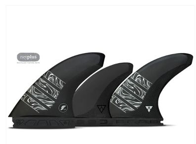 Futures Large Alpha Vector 3/2 Carbon Thruster Surfboard Fin - Carbon Grey