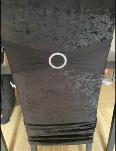 Grey and white large chair covers 10 euro each