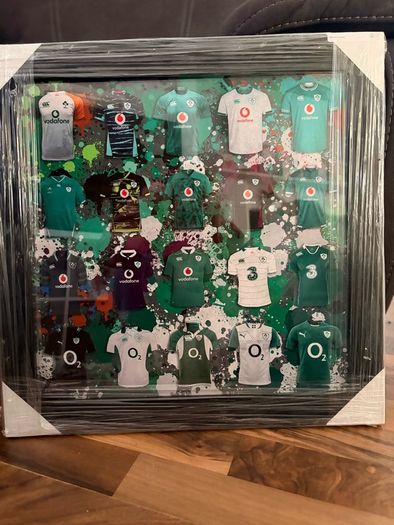 Framed jersey prints