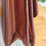 Italian Adpel Leather Clutch Organiser Bag Image 5