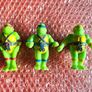 Vintage 1990s Teenage Mutant Ninja Turtles Fridge magnet figures Image 2