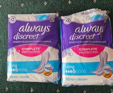 Always discreet sensitive Bladder pads
