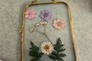Pressed Flowers Hanging Art Frame