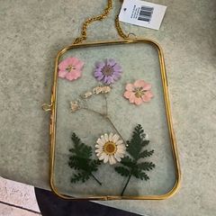 Pressed Flowers Hanging Art Frame
