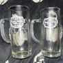 Beer Tankards Glass Mug Pint Size Image 5