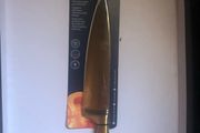 Chef Knife satin gold 20 cm brand new