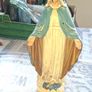 Old Statues of Sacred Heart of Jesus and Our Lady of Grace, Postage Available or Collection, Image 2