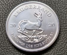 SA 2020 Krugerrand 1 oz .999 Silver coin
