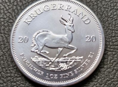 SA 2020 Krugerrand 1 oz .999 Silver coin