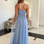 Blue maxi tulle dress Image 5