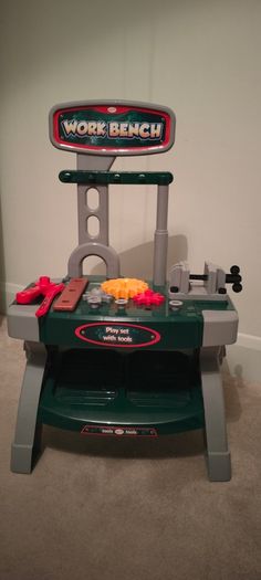 Kids toy workbench