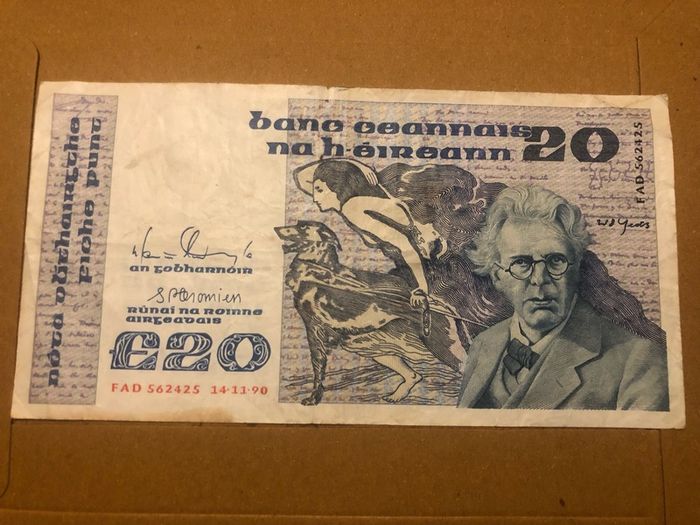 20 Irish Pound B series