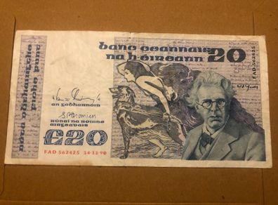 20 Irish Pound B series