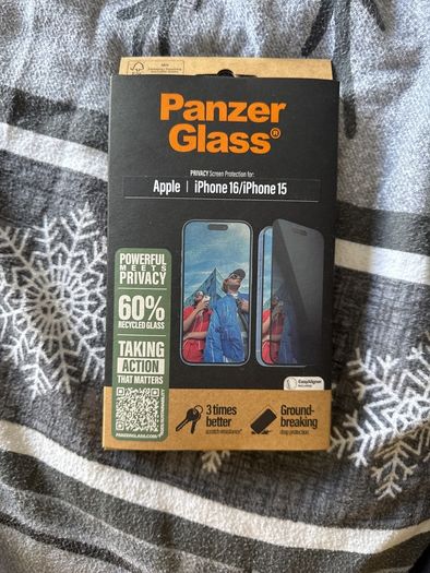 Privacy Screen Protector for iPhone 15/16