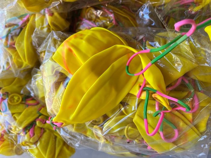 Massive box of inflatable punch balloons