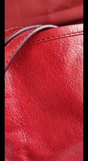 Marks & Spencer Vibrant Red Leather Crossbody bag