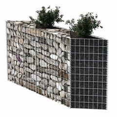 Gabion Basket Galvanised Steel 120x30x100 cm
