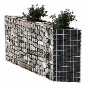 Gabion Basket Galvanised Steel 120x30x100 cm