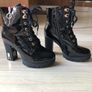 Black heeled Boots for women, size 39 EUR Image 2