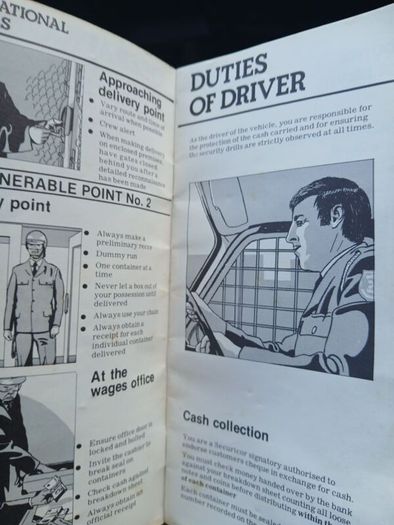 Vintage Securicor Manual