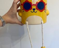 Cat ceramic planter