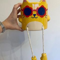 Cat ceramic planter