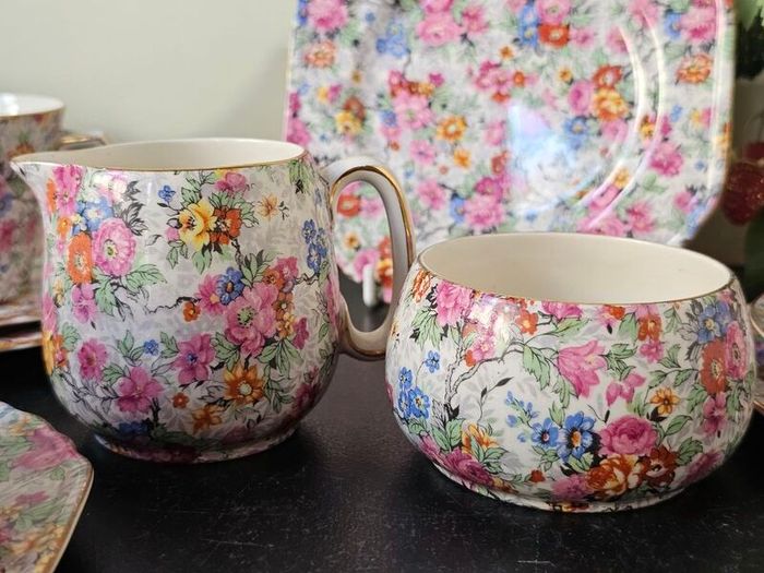 Vintage Art Deco C1940' Lord Nelson Ware "MARINA" tea set