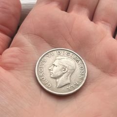 King George VI 2 Shilling coin