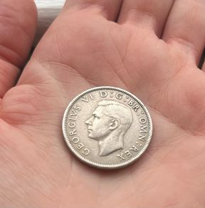 King George VI 2 Shilling coin