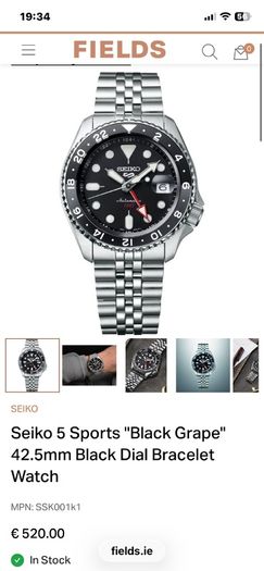 Seiko watch