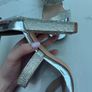 Silver Diamante Heels Image 7