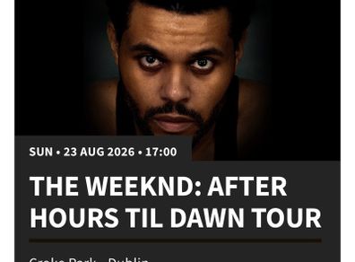 The weeknd-23rd of August