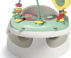 Baby Snug Seat and Activity Tray with Adjustable Features, Supportive, Stable and Easy Clean Design in Clay, Suitable from 3 to12 Month Approx