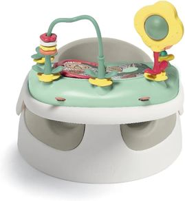 Baby Snug Seat and Activity Tray with Adjustable Features, Supportive, Stable and Easy Clean Design in Clay, Suitable from 3 to12 Month Approx