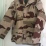 Desert Camouflage Army surplus Jacket, shorts ze L New Image 2