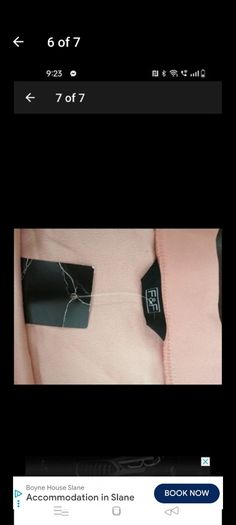 F&F peach coldshoulder top, new with tags.